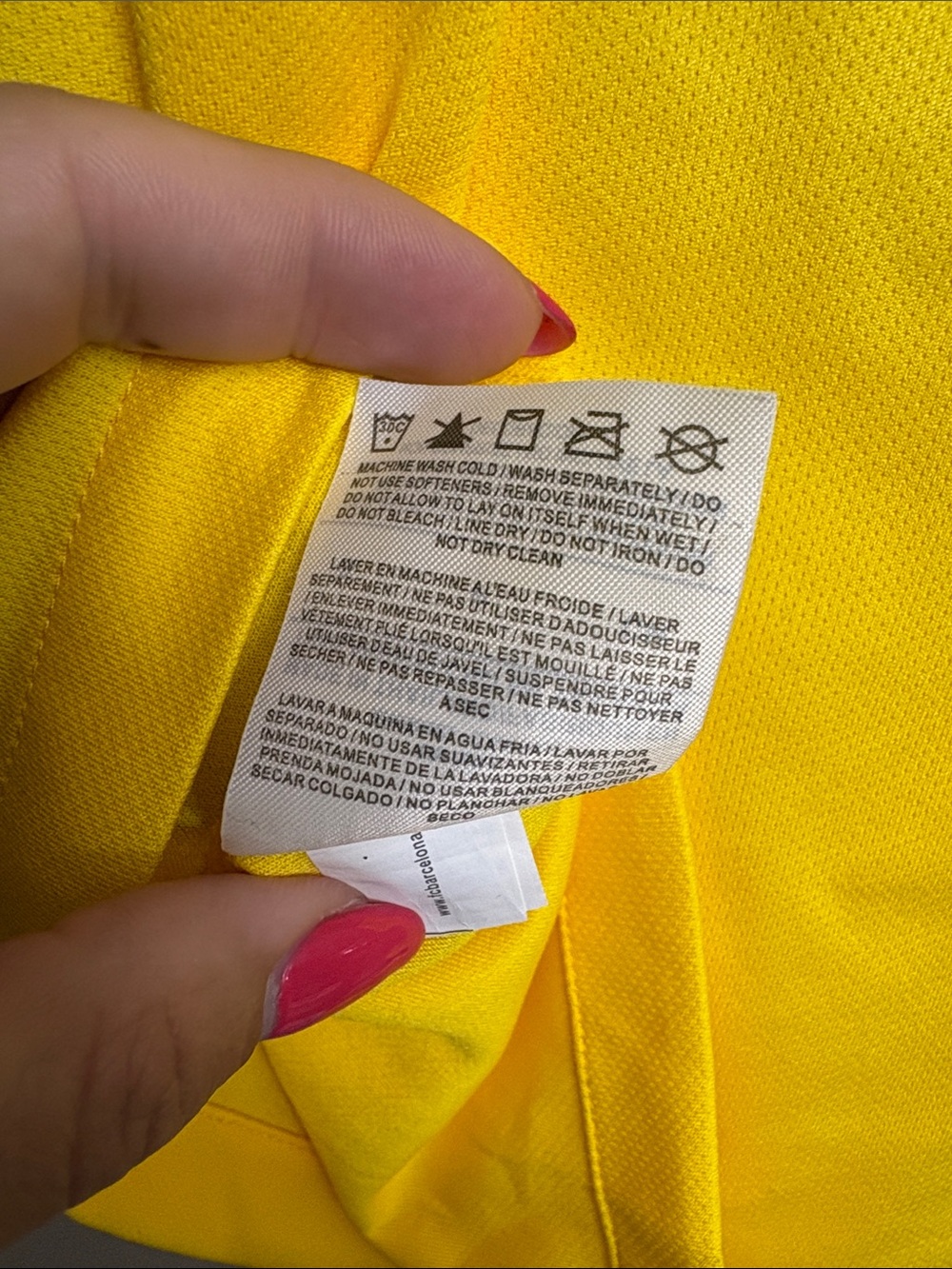 Nike Yellow and Green Team Brasileiro Soccer Jersey Neimar Jr - Picture 6 of 7
